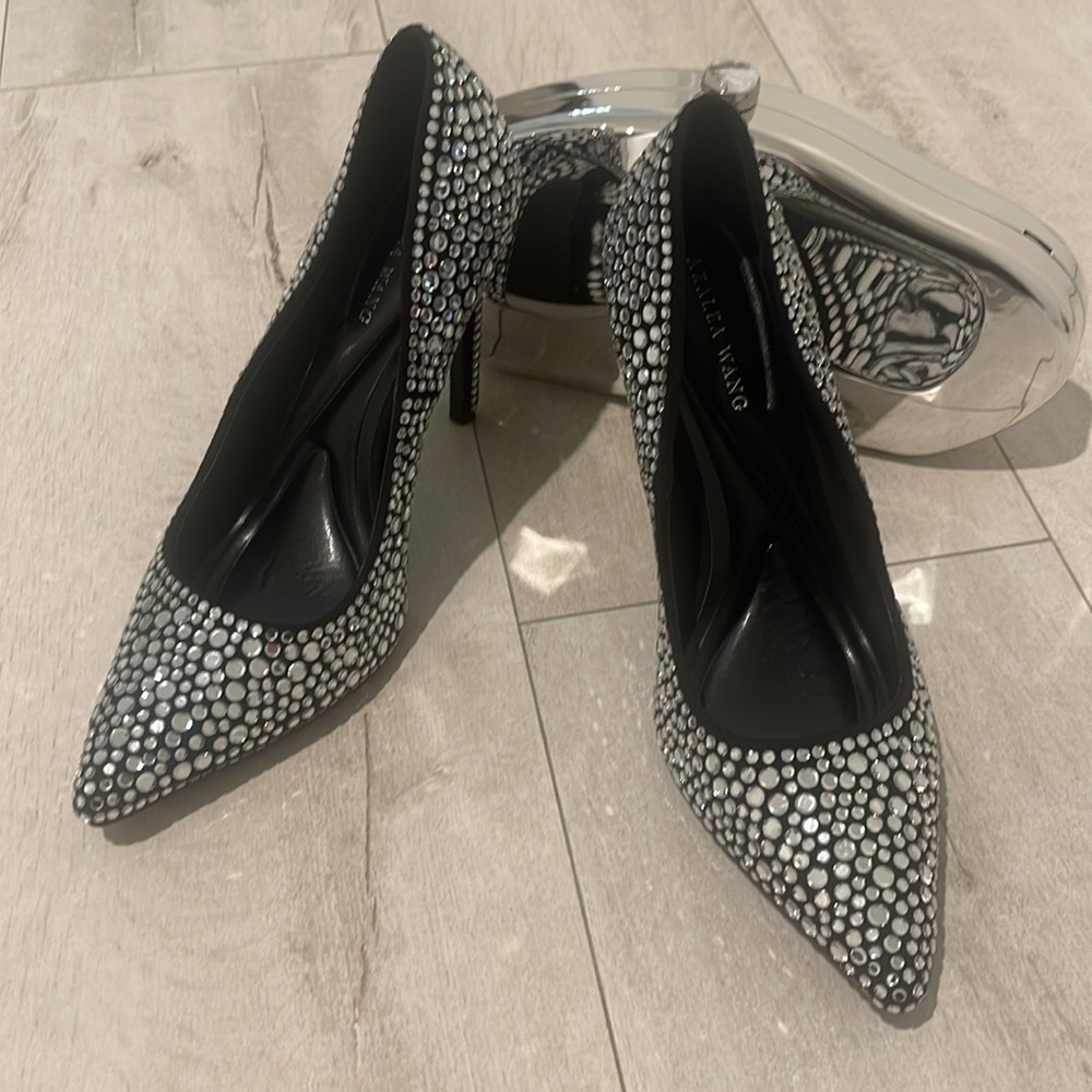 Rhinestone Pumps - Picture 3 of 6